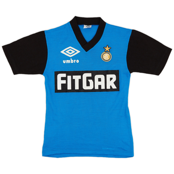 1991-92 Inter Milan Umbro Training Shirt - 9/10 - (XS)