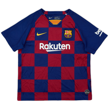 2019-20 Barcelona Home Shirt - 9/10 - (7-8 Years)