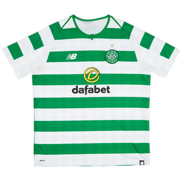 2018-19 Celtic Home Shirt - 8/10 - (XL)