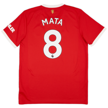 2021-22 Manchester United Home Shirt Mata #8 - 8/10 - (L)