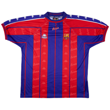1997-98 Barcelona Home Shirt - 6/10 - (XL)