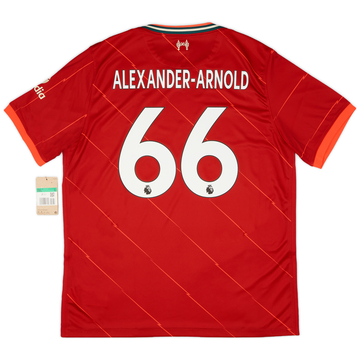 2021-22 Liverpool Home Shirt Alexander-Arnold #66