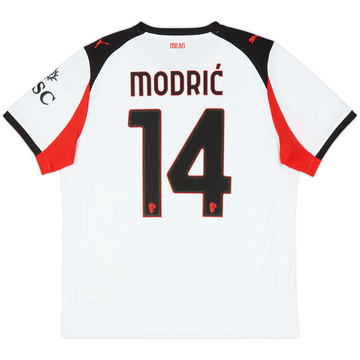 2025-26 AC Milan Away Shirt Modric #14