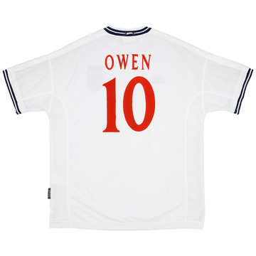1999-01 England Home Shirt Owen #10 - 8/10 - (XXL)
