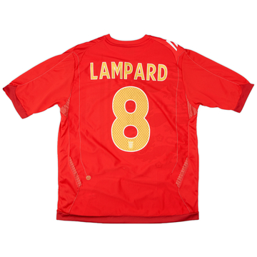 2006-08 England Away Shirt Lampard #8 - 8/10 - (L)