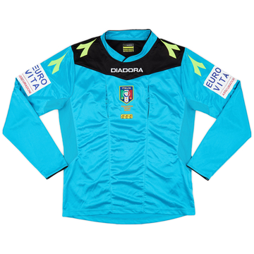 2015-16 Italy Diadora Referee L/S Shirt - 9/10 - (S)