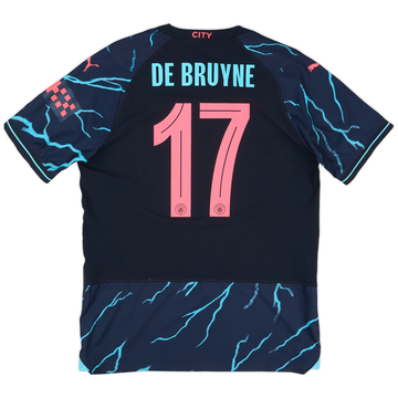 2023-24 Manchester City Player Issue Third European Shirt De Bruyne #17