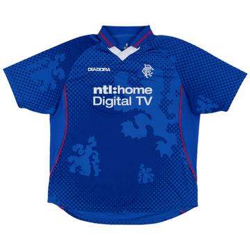2002-03 Rangers Home Shirt - 6/10 - (XL)
