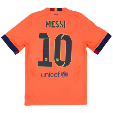 2014-15 Barcelona Away Shirt Messi #10 - 7/10 - (S)