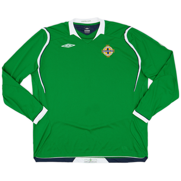 2008-10 Northern Ireland Home L/S Shirt - 9/10 - (3XL)
