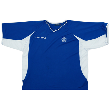 2003-04 Rangers Diadora Training Shirt - 7/10 - (XL)