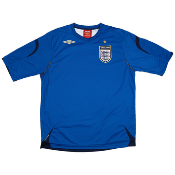 2006-08 England GK S/S Shirt - 8/10 - (XL)