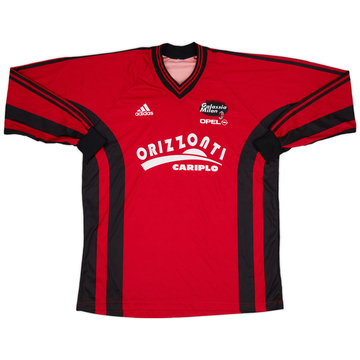 2000-01 AC Milan Scuola Calcio adidas Training L/S Shirt - 7/10 - (XL)