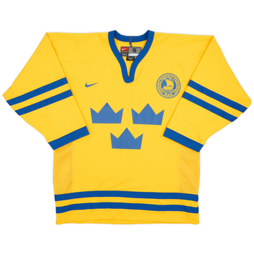 2000-04 Sweden National Hockey Team Nike Home Jersey - 9/10 - (S)