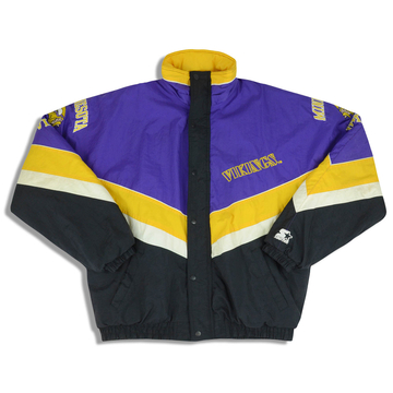 1990s Minnesota Vikings Starter Rain Coat XL