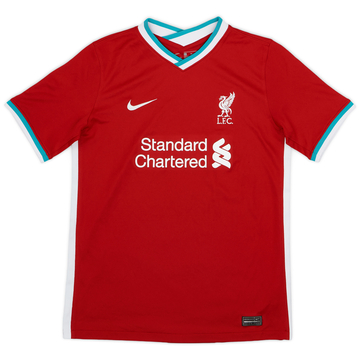 2020-21 Liverpool Home Shirt - 8/10 - (XL.Boys)
