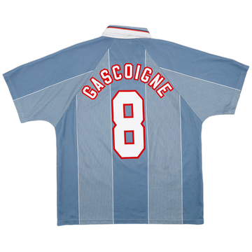 1996-97 England Away Shirt Gascoigne #8 - 9/10 - (XL)