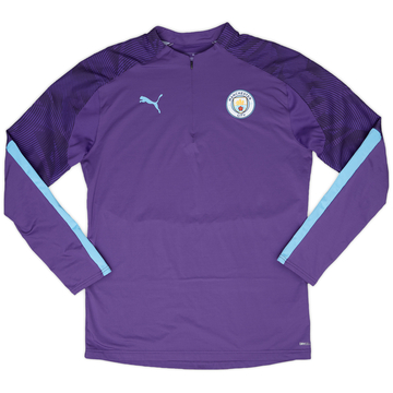 2019-20 Manchester City 1/4 Zip Drill Top - 10/10 - (L)