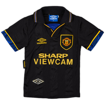 1993-95 Manchester United Away Shirt - 8/10 - (S.Boys)
