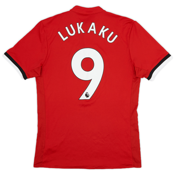 2017-18 Manchester United Home Shirt Lukaku #9 - 7/10 - (S)