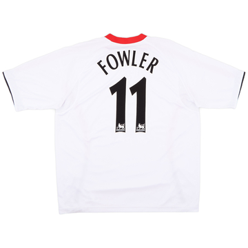 2005-06 Liverpool Away Shirt Fowler #11 - 7/10 - (XL)