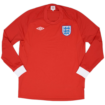 2010-11 England Away L/S Shirt - 9/10 - (L)