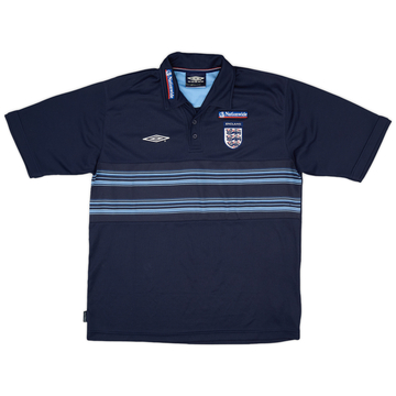 2000-01 England Umbro Polo Shirt - 8/10 - (L)