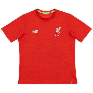 2018-19 Liverpool New Balance Training Shirt - 8/10 - (M.Boys)