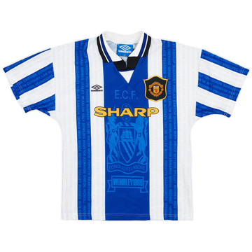 1994-96 Manchester United Third Shirt - 8/10 - (L.Boys)