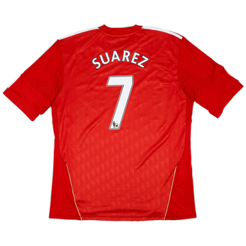 2010-12 Liverpool Home Shirt Suarez #7 - 5/10 - (XXL)