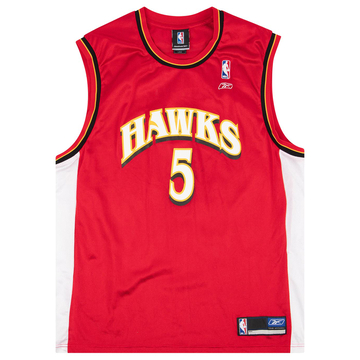 2004-06 Atlanta Hawks Smith #5 Reebok Jersey (Away) L