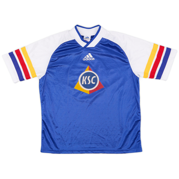 1998-99 Karlsruher adidas Training Shirt - 8/10 - (XL.Boys)