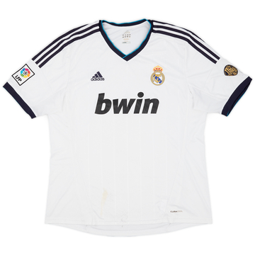 2012-13 Real Madrid Home Shirt - 4/10 - (XL)