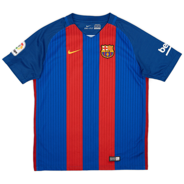 2016-17 Barcelona Home Shirt - 8/10 - (XL.Boys)