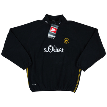 1998-00 Borussia Dortmund Player Issue Nike Fleece Drill Top (L)