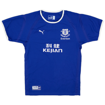 2003-04 Everton Home Shirt - 9/10 - (M.Boys)