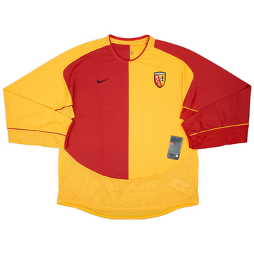 2003-04 Lens Player Issue Home L/S Shirt (XXL)