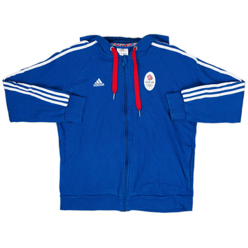 2012 Team GB adidas Zipped Hooded Sweat Top - 9/10 - (M)