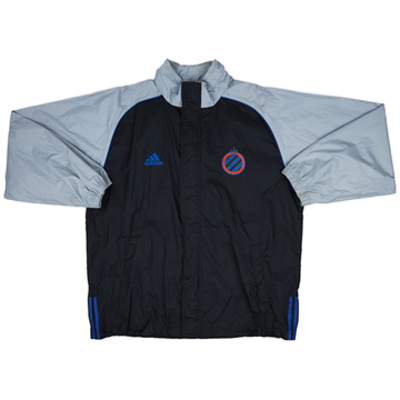 2002-03 Club Brugge adidas Hooded Rain Jacket - 8/10 - (XL)