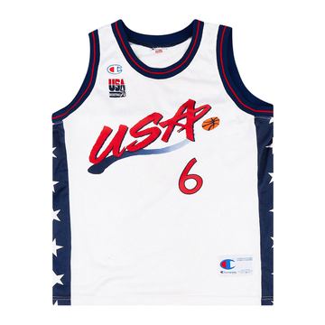 1996-99 USA Hardaway #6 Champion Jersey (Home) M