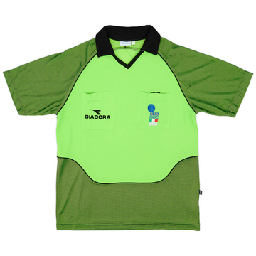1990s Italy FIGC Diadora Referee Shirt - 7/10 - (L)