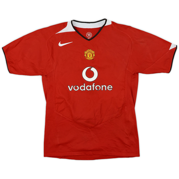 2004-06 Manchester United Home Shirt - 6/10 - (XL.Boys)