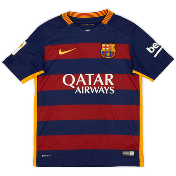 2015-16 Barcelona Home Shirt - 8/10 - (S.Boys)