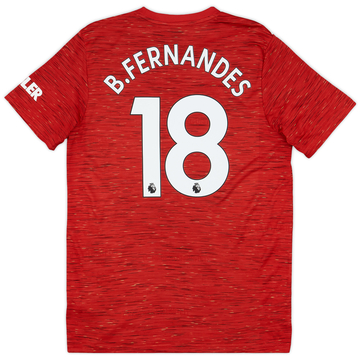 2020-21 Manchester United Home Shirt B.Fernandes #18 - 8/10 - (L)