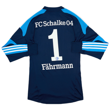 2013-14 Schalke GK Shirt Fahrmann #1 - 7/10 - (S)
