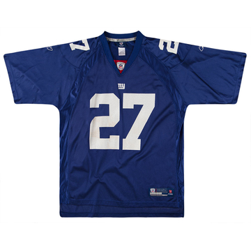 2008 New York Giants Jacobs #27 Reebok On Field Jersey (Home) Y