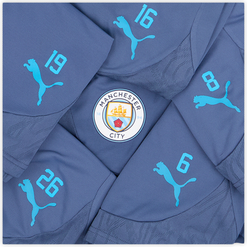 2024-25 Manchester City Player Issue Training Shorts # - 7/10