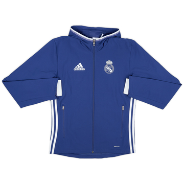 2016-17 Real Madrid adidas Hooded Track Jacket - 8/10 - (XS)