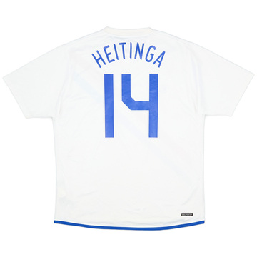 2006-08 Netherlands Away Shirt Heitinga #14 - 9/10 - (L)