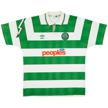 1991-92 Celtic Home Shirt - 8/10 - (XXL)